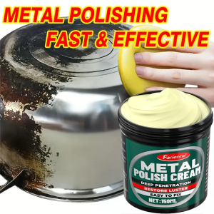 Multi-functional Metal Polishing Paste - Quick Chrome Repair Shine Restoration and Rust Remover - Suitable for Cars and Motorcy