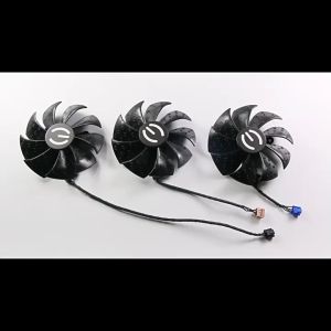 พัดลมการ์ดจอ EVGA RTX 3070 3070ti 3080 3080ti 3090 FTW3 Graphics Mute Fan