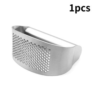 Stainless Steel Garlic Press Crusher Manual Garlic Mincer Chopping Garlic Tool Fruit Vegetable Tools Kitchen Accessories Gadget