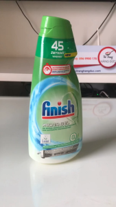 Gel rửa chén Finish Eco 0% nhập khẩu EU 900ml Nước rửa chén Hữu Cơ cho máy rửa bát