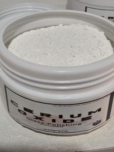 RARE EARTH POLISHING POWDER CERIUM OXIDE FOR  GLASS POLISHING  250 grams