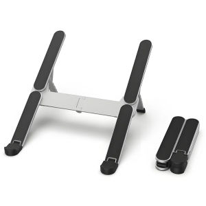 Portable Laptop Stand Foldable Riser for Desk 6-Level Adjustable Ergonomic Holder Aluminum Alloy Compatible 10-17" Laptops
