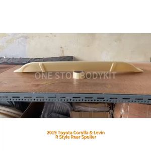 TOYOTA COROLLA &TOYOTA LEVIN 2019 R STYLE REAR TRUNK SPOILER ABS SKIRT LIP BODYKIT