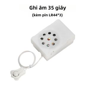 Gaqqee | Mô-đun Ghi Âm Giọng Nói Tự Chế Cho Thú Nhồi Bông 35s/40s/60s/5 Phút Ghi Âm Bằng Nút Bấm Thiết Bị Ghi Âm Tin Nhắn Giọng Nói Rõ Nét