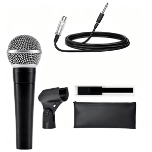 Karaoke Dynamic Microphone Professional Wired Mic For PC Sing Live Streaming Machine Gaming System Sound Audio Room Gamer Kits