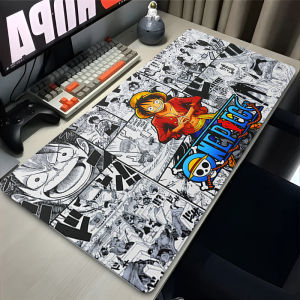 Bandai | Mouse Pad Computer Laptop Keyboard Mouse Mat Large Game Anime One Piece Logo Mousepad Keyboards Gamers Decoracion Desk Mat