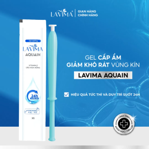 [QUÀ TẶNG KHÔNG BÁN] Combo 2 Gel Dưỡng Ẩm Phụ Khoa Lavima Aquain (Đũa Thần Inner) - Giúp Vùng Kín Ẩm Sâu Giảm Khô Rát Mềm Mịn Trơn Mượt Cả Ngày Bút 3g