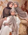 TUDUNG RUFFLE AKASIA / MERAKI / MALIKA - Tudung Bawal Cotton Voile Premium. 