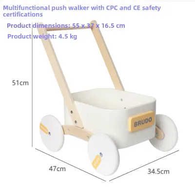 Anti-O Type Legs Anti-slip Musical Baby Walker