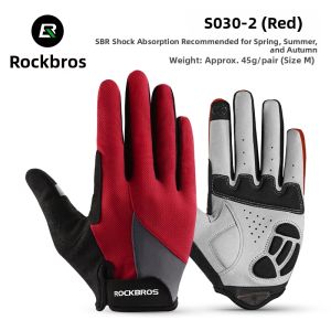 RockBros | Full Finger Touchscreen Cycling Gloves for Spring Autumn Winter