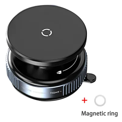 Car Phone Holder Magsafe Magnetic Vacuum Intelligent Car Mount 360° Rotation Magnetic Vacuum Adsorption Suction Cup Bracket Car