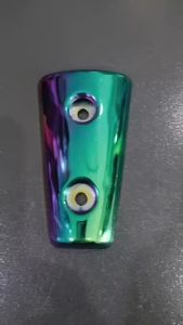 NOUVO S ALLOY EXHAUST COVER NOUVO S PROTECTOR MUFFLER 2 - RAINBOW