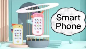 Margaux Louisse Finds - Bunnny Carrot Kid Cartoon Mobile Phone Electronic Toy Simulation Music Phone