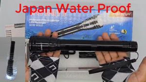 Original Japan Stargold/Tokyosat/Infinity Waterproof Led Rechargeable Super Bright Flashlight Torchlight 10M Water Resistant with 3-year Warranty