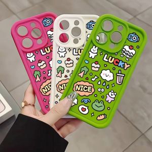 Compatible with iphone 14 Pro Max Phone Case Doodle daily fantasy 12 13 14 15 11 Pro Max Casing silicone xr xs Max 7 8 Plus