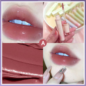 💄Orfila HERORANGE Glasir Bibir Wajah Cermin Pelembab Tahan Lama Kelembaban Cepat Pembentuk Film Glasir Bibir Nada Retro COD