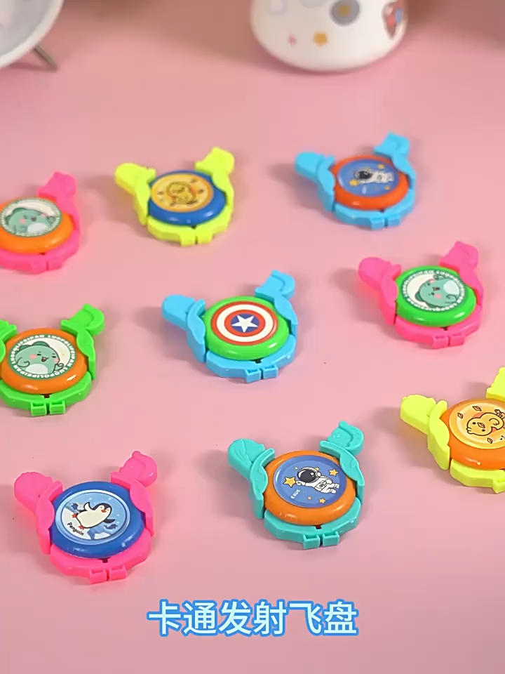 【Local Seller】Colorful Shooter Finger Toys Mini Flying Disc Shooter Children’s Toys Party Present Door Gift Goodies Kind