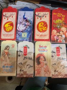 Tập 10 chiếc phong bao lì xì Tết siêu đẹp