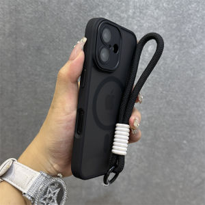 Dele Applicable 17 Apple 16 Phone Case Yashun Magnetic New Iphone 16Promax Built-In Lens Film 15Pro Women New Model 14 Men 13 Soft Edge 12 Frosted Bestselling 16Plus