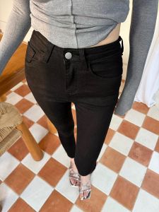 White Slim Fit High Waist Denim Jeans Womens Spring New Style  Cutty Small Foot Elastic Pencil Pants Cotton Stretch