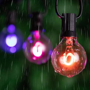 G40 RGB Led Filament Bulb 1W Globe Ball Lamp String Light Multicolor Replacement Bulb E12 Base 220V Glass Mini Decoration Lights