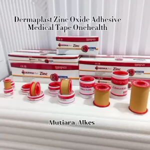 (MUTIARA ALKES 2) DERMAPLAST ZINC MERK ONEHEALTH READY All Size Plester Kain Roll Medis