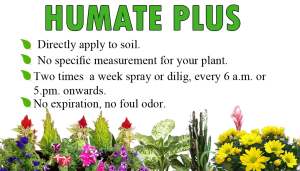 HUMATEPLUS 1 LITTER FOR YOUR TRIAL GOOD FOR ALL KIND OF SOIL AND PLANTS