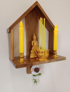 หิ้งพระโมเดิร์น  หิ้งพระไม้สัก