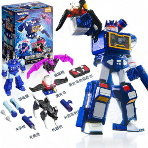 YIXINGMING | Đồ Chơi Xây Dựng Mô Hình Biến Hình Optimus Megatron Soundwave