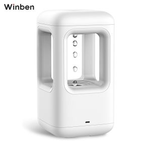 Winben 500ML Anti-gravity Water Drop Humidifier with Night Lamp Ultrasonic Fine Mist Sprayer for Home Car