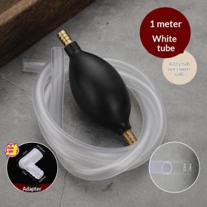 OUHOE | Manual Water Oil Liquid Syphon Pump Hand Siphon Pipe Hose Portable Fuel Transfer Tool for Car and Motorcycle Flexible Kit