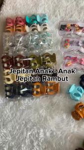 Jepitan Rambut Anak Perempuan Lucu - Jepitan Silang Clay Gliter