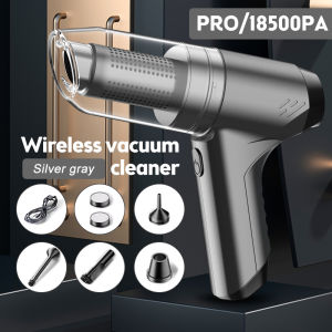 【Ready Stock】Cordless Air Duster for Computer PC Cleaner 18500Pa 4-In-1 Multifunction Rechargeable Handheld Vacuum Cleaner for Keyboard Car Home Cleaning