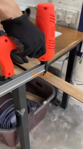MYDIYHOMEDEPOT - Allefix Electric Nail Gun F30 Electric Pneumatic Nailer Gun F30 Wood Air Straight Nail Gun F30 Stapler Nail Gun 1800W