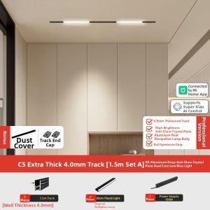 JINGYA | Smart Magnetic Track Light Embedded Installation Bluetooth Mesh 2.0 Full Spectrum