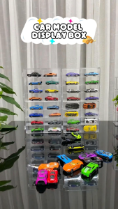 Acrylic Case Display For Hotwheels Cast Cars 8-Point Acrylic Toy Car Storage Box Display Rack
