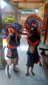 Mainan Barongan Caplok Anak – Barong Ganongan Reog Ponorogo Bahan Premium Murah