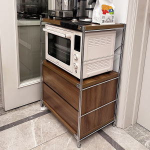Kitchen Storage Shelf Stainless Steel Oven Microwave Rack