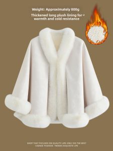 CAIENGE | Warm Bridal Capelet for Women