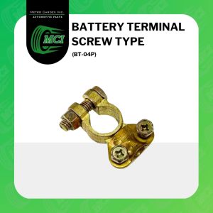 BATTERY TERMINAL Screw Type Plated BT-04P Heavy Duty Clamp Clip Truck Trailer Car Motor Vehicles