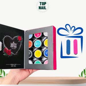 Set sơn gel vẽ móng tay tạo hình hoa lá kẻ nét 12 màu cơ bản Sét gel vẽ trang trí móng nail siêu đặc