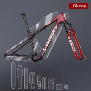 Road Bike Frame Decal Clear Scratch-Resistant Protector Bicycle Sticker MTB Guard TPU Specific Cropped Universal Protective Film