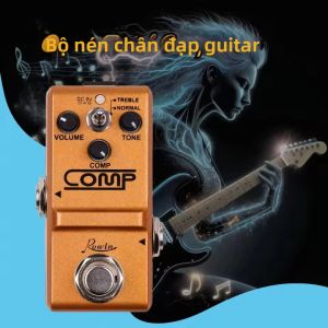 Bàn Đạp Hiệu Ứng Đàn Guitar/bass Rowin Analog Compressor LN-333 True Bypass Thiết Kế Nhỏ Gọn Khung Kim Loại Sẵn Sàng Sử Dụng.