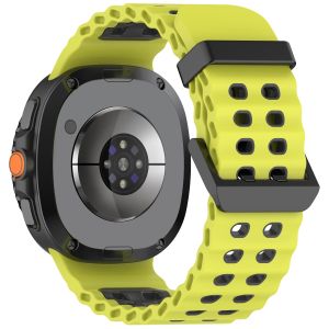 Dây Đeo Đồng Hồ Ocean Silicone Cho Samsung Galaxy Watch 40/44mm 8 Classic 46mm Phụ Kiện Vòng Đeo Tay Có Thể Điều Chỉnh Thoải Mái Thoáng Khí