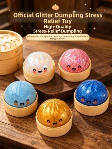FUMENGLAN | Stress Relief Slow Rebound Large Steamed Bun Shaped Squeeze Toy