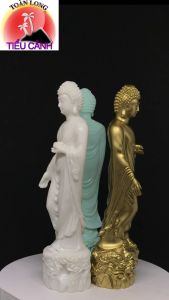 Tượng thích ca mâu ni bổn sư thích ca mâu ni dáng đứng cao 21cm (nhiều màu sắc). Trang trí trên ô tô tiểu cảnh bonsai ghép lũa để bàn trà phòng khách bàn làm việc…