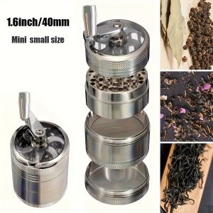 1.6-Inch/40mm Household Mini Nut and Hard Spice Manual Grinder for Nutmeg Ginger Rock Salt and Pepper Corn