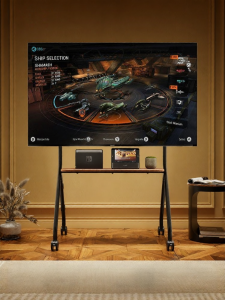 Brateck | Adjustable Rolling TV Stand 37-86 inches