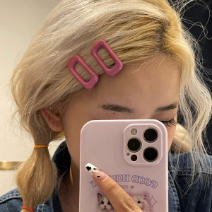 🔥Candy Color Mini Bangs Clip Sweet Cute BB Clip Creative Square Hair Accessory LovelylifeFu👍