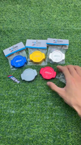Indonesia‑Made Full CNC Aluminum Radiator Cap Cover Universal Fit With Included Sticker For Motorcycles
